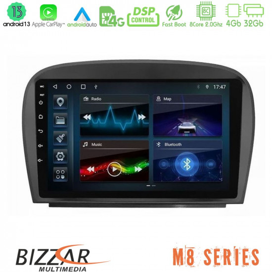Bizzar M8 Series Mercedes SL Class 2005-2011 8Core Android13 4+32GB Navigation Multimedia Tablet 9 Bizzar M8 Series Mercedes SL Class 2005-2011 8Core Android13 4+32GB Navigation Multimedia Tablet 9