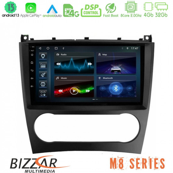 Bizzar M8 Series Mercedes W203 Facelift 8core Android13 4+32GB Navigation Multimedia Tablet 9 Bizzar M8 Series Mercedes W203 Facelift 8core Android13 4+32GB Navigation Multimedia Tablet 9