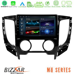 Bizzar M8 Series Mitsubishi L200 2016-gt; -amp; Fiat Fullback (Manual A/C) 8core Android13 4+32GB Navigation Multimedia Tablet 9 Bizzar M8 Series Mitsubishi L200 2016-gt; -amp; Fiat Fullback (Manual A/C) 8core Android13 4+32GB Navigation Multimedia Tablet 9