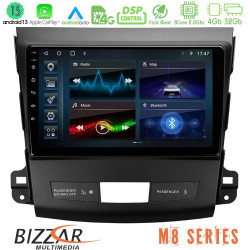 Bizzar M8 Series Mitsubishi Outlander/Citroen C-Crosser/Peugeot 4007 8core Android13 4+32GB Navigation Multimedia Tablet 9 Bizzar M8 Series Mitsubishi Outlander/Citroen C-Crosser/Peugeot 4007 8core Android13 4+32GB Navigation Multimedia Tablet 9