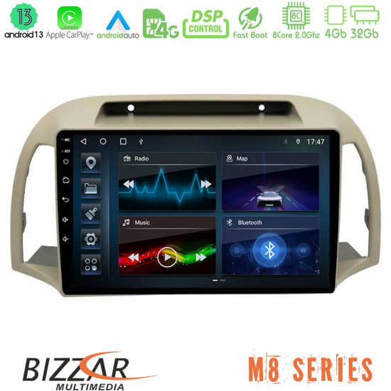 Bizzar M8 Series Nissan Micra K12 2002-2010 8core Android13 4+32GB Navigation Multimedia Tablet 9 Bizzar M8 Series Nissan Micra K12 2002-2010 8core Android13 4+32GB Navigation Multimedia Tablet 9