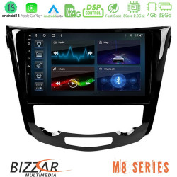 Bizzar M8 Series Nissan Qashqai J11 (AUTO A/C) 8core Android13 4+32GB Navigation Multimedia Tablet 10 Bizzar M8 Series Nissan Qashqai J11 (AUTO A/C) 8core Android13 4+32GB Navigation Multimedia Tablet 10