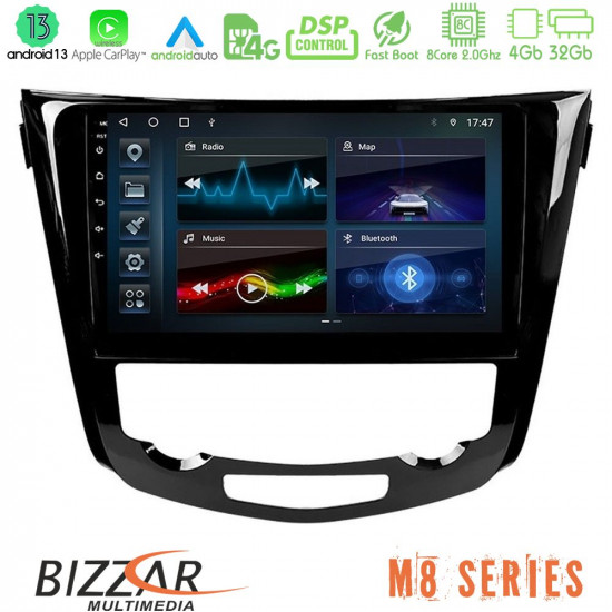 Bizzar M8 Series Nissan Qashqai J11 (AUTO A/C) 8core Android13 4+32GB Navigation Multimedia Tablet 10 Bizzar M8 Series Nissan Qashqai J11 (AUTO A/C) 8core Android13 4+32GB Navigation Multimedia Tablet 10