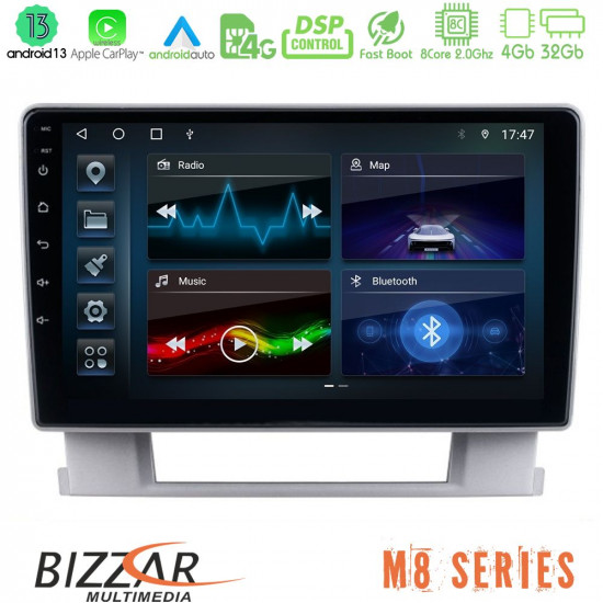 Bizzar M8 Series Opel Astra J 2010-2014 8core Android13 4+32GB Navigation Multimedia Tablet 9 Bizzar M8 Series Opel Astra J 2010-2014 8core Android13 4+32GB Navigation Multimedia Tablet 9