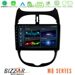 Bizzar M8 Series Peugeot 206 8core Android13 4+32GB Navigation Multimedia Tablet 9 Bizzar M8 Series Peugeot 206 8core Android13 4+32GB Navigation Multimedia Tablet 9
