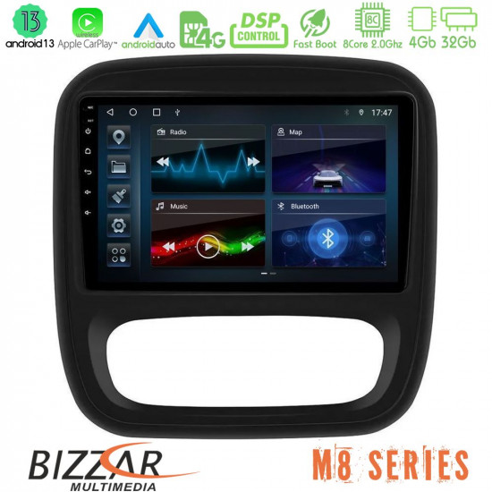 Bizzar M8 Series Renault/Nissan/Opel/Fiat 8core Android13 4+32GB Navigation Multimedia Tablet 9 Bizzar M8 Series Renault/Nissan/Opel/Fiat 8core Android13 4+32GB Navigation Multimedia Tablet 9