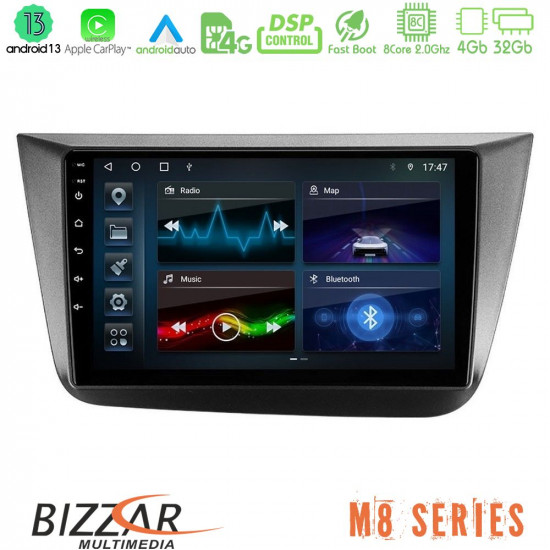 Bizzar M8 Series Seat Altea 2004-2015 8core Android13 4+32GB Navigation Multimedia Tablet 9 Bizzar M8 Series Seat Altea 2004-2015 8core Android13 4+32GB Navigation Multimedia Tablet 9