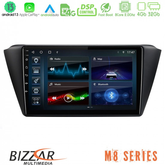 Bizzar M8 Series Skoda Fabia 2015-2021 8core Android13 4+32GB Navigation Multimedia Tablet 9 Bizzar M8 Series Skoda Fabia 2015-2021 8core Android13 4+32GB Navigation Multimedia Tablet 9