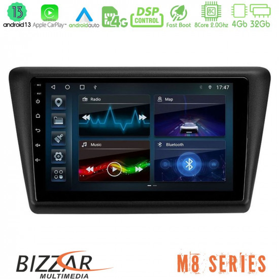 Bizzar M8 Series Skoda Rapid 2013-2017 8core Android13 4+32GB Navigation Multimedia Tablet 9 Bizzar M8 Series Skoda Rapid 2013-2017 8core Android13 4+32GB Navigation Multimedia Tablet 9