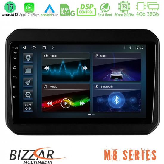 Bizzar M8 Series Suzuki Ignis 8core Android13 4+32GB Navigation Multimedia Tablet 9 Bizzar M8 Series Suzuki Ignis 8core Android13 4+32GB Navigation Multimedia Tablet 9
