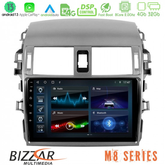 Bizzar M8 Series Toyota Corolla 2008-2010 8core Android13 4+32GB Navigation Multimedia Tablet 9 Bizzar M8 Series Toyota Corolla 2008-2010 8core Android13 4+32GB Navigation Multimedia Tablet 9