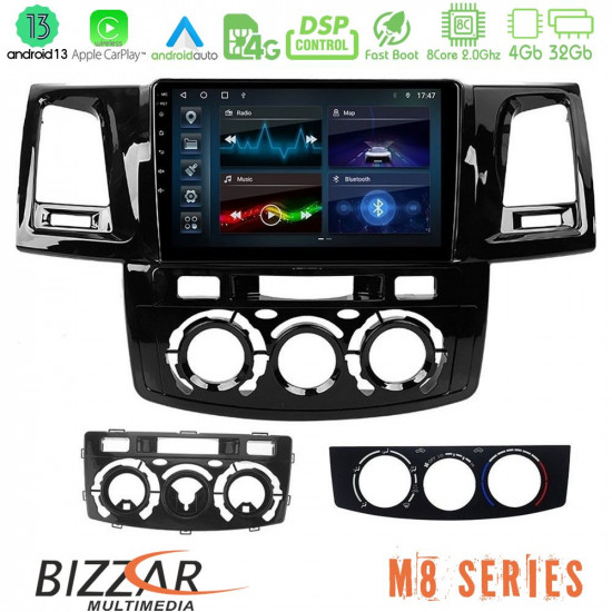 Bizzar M8 Series Toyota Hilux 2007-2011 8core Android13 4+32GB Navigation Multimedia Tablet 9 Bizzar M8 Series Toyota Hilux 2007-2011 8core Android13 4+32GB Navigation Multimedia Tablet 9