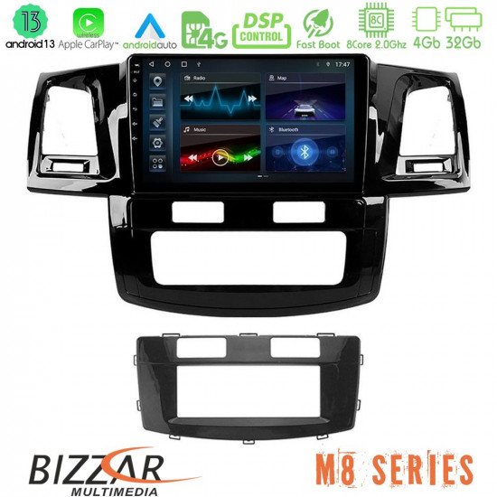 Bizzar M8 Series Toyota Hilux 2007-2011 8core Android13 4+32GB Navigation Multimedia Tablet 9 Bizzar M8 Series Toyota Hilux 2007-2011 8core Android13 4+32GB Navigation Multimedia Tablet 9