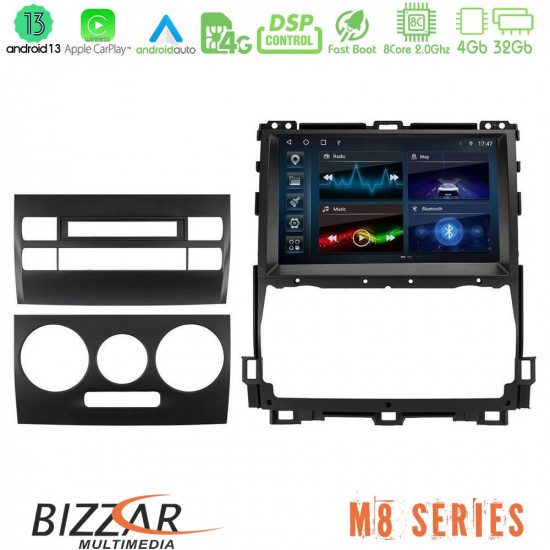 Bizzar M8 Series Toyota Land Cruiser J120 2002-2009 8Core Android13 4+32GB Navigation Multimedia Tablet 9 Bizzar M8 Series Toyota Land Cruiser J120 2002-2009 8Core Android13 4+32GB Navigation Multimedia Tablet 9