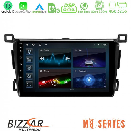 Bizzar M8 Series Toyota RAV4 2013-2018 8core Android13 4+32GB Navigation Multimedia Tablet 9 Bizzar M8 Series Toyota RAV4 2013-2018 8core Android13 4+32GB Navigation Multimedia Tablet 9