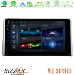 Bizzar M8 Series Toyota RAV4 2019-2023 8Core Android13 4+32GB Navigation Multimedia Tablet 10 Bizzar M8 Series Toyota RAV4 2019-2023 8Core Android13 4+32GB Navigation Multimedia Tablet 10