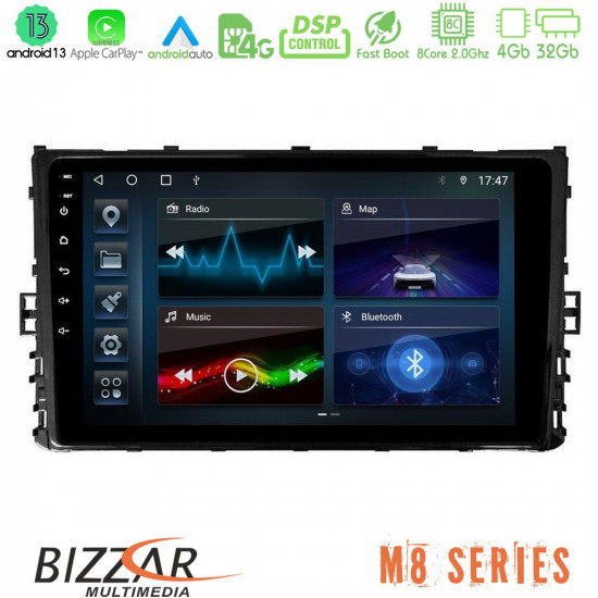 Bizzar M8 Series VW MQB 2017-gt; 8core Android13 4+32GB Navigation Multimedia 9 Bizzar M8 Series VW MQB 2017-gt; 8core Android13 4+32GB Navigation Multimedia 9