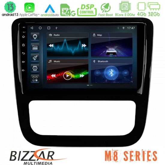 Bizzar M8 Series VW Scirocco 2008-2014 8Core Android13 4+32GB Navigation Multimedia Tablet 9 (μαύρο γυαλιστερό) Bizzar M8 Series VW Scirocco 2008-2014 8Core Android13 4+32GB Navigation Multimedia Tablet 9 (μαύρο γυαλιστερό)