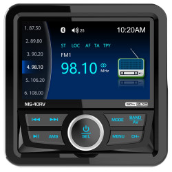 Bizzar Marine Multimedia Receiver Radio / TFT / Usb / Aux / BT Audio Bizzar Marine Multimedia Receiver Radio / TFT / Usb / Aux / BT Audio