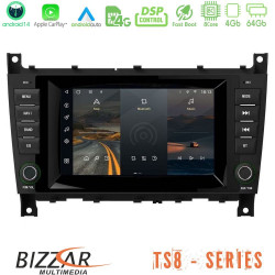 Bizzar Mercedes C/CLK Class (W203/W209) Facelift 8core Android14 4+64GB Navigation Multimedia Deckless 7 με Carplay/AndroidAuto (OEM Style) Bizzar Mercedes C/CLK Class (W203/W209) Facelift 8core Android14 4+64GB Navigation Multimedia Deckless 7 με Carplay/AndroidAuto (OEM Style)
