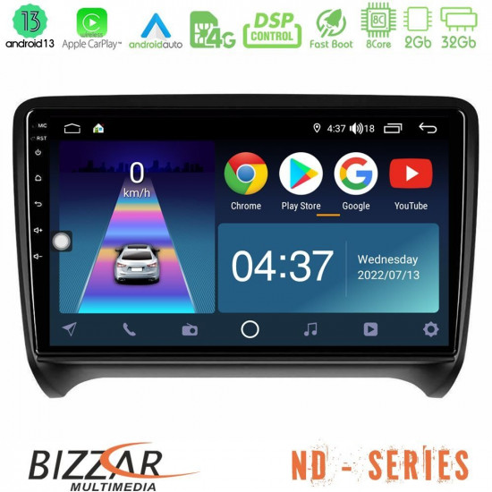 Bizzar ND Series 8Core Android13 2+32GB Audi TT B7 Navigation Multimedia Tablet 9 Bizzar ND Series 8Core Android13 2+32GB Audi TT B7 Navigation Multimedia Tablet 9