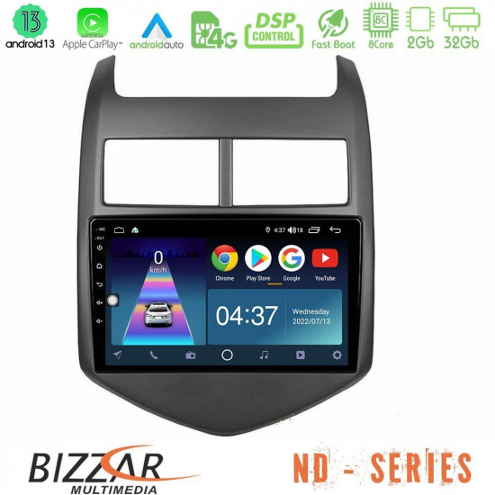 Bizzar ND Series 8Core Android13 2+32GB Chevrolet Aveo 2011-2017 Navigation Multimedia Tablet 9 Bizzar ND Series 8Core Android13 2+32GB Chevrolet Aveo 2011-2017 Navigation Multimedia Tablet 9