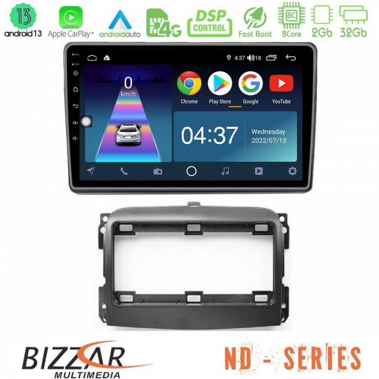 Bizzar ND Series 8Core Android13 2+32GB Fiat 500L Navigation Multimedia Tablet 10 Bizzar ND Series 8Core Android13 2+32GB Fiat 500L Navigation Multimedia Tablet 10