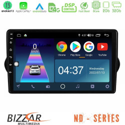 Bizzar ND Series 8Core Android13 2+32GB Fiat Tipo 2015-2022 (Hatchback) Navigation Multimedia Tablet 9 Bizzar ND Series 8Core Android13 2+32GB Fiat Tipo 2015-2022 (Hatchback) Navigation Multimedia Tablet 9