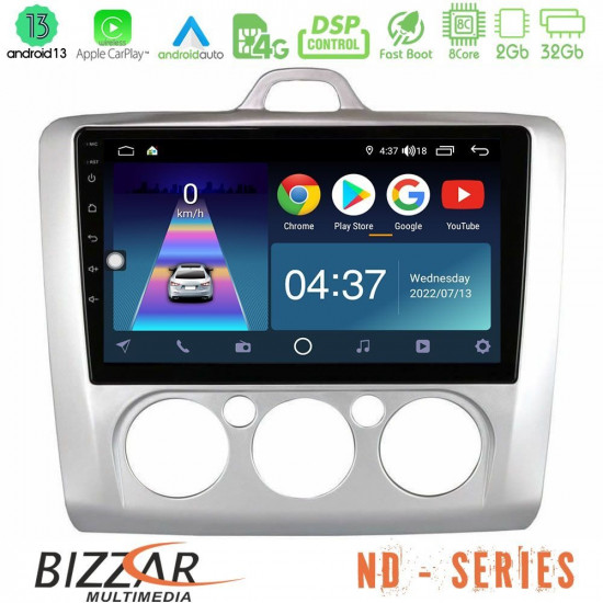 Bizzar ND Series 8Core Android13 2+32GB Ford Focus Manual AC Navigation Multimedia Tablet 9 Bizzar ND Series 8Core Android13 2+32GB Ford Focus Manual AC Navigation Multimedia Tablet 9