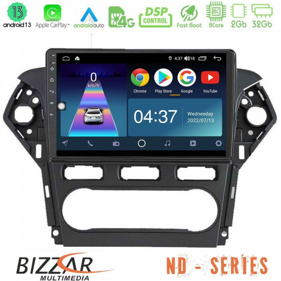 Bizzar ND Series 8Core Android13 2+32GB Ford Mondeo 2011-2014 Navigation Multimedia Tablet 10 Bizzar ND Series 8Core Android13 2+32GB Ford Mondeo 2011-2014 Navigation Multimedia Tablet 10