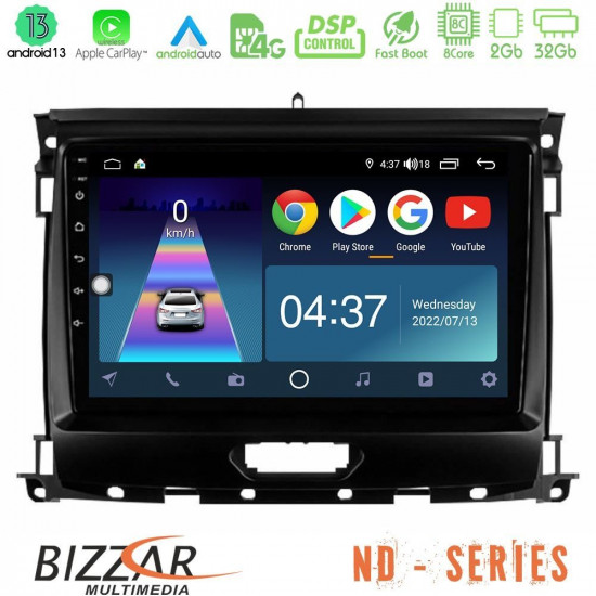 Bizzar ND Series 8Core Android13 2+32GB Ford Ranger 2017-2022 Navigation Multimedia Tablet 9 Bizzar ND Series 8Core Android13 2+32GB Ford Ranger 2017-2022 Navigation Multimedia Tablet 9
