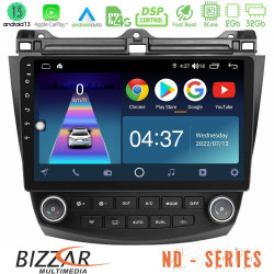 Bizzar ND Series 8Core Android13 2+32GB Honda Accord 2002-2008 Navigation Multimedia Tablet 10 Bizzar ND Series 8Core Android13 2+32GB Honda Accord 2002-2008 Navigation Multimedia Tablet 10