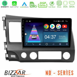 Bizzar ND Series 8Core Android13 2+32GB Honda Civic 2006-2011 Navigation Multimedia Tablet 9 Bizzar ND Series 8Core Android13 2+32GB Honda Civic 2006-2011 Navigation Multimedia Tablet 9
