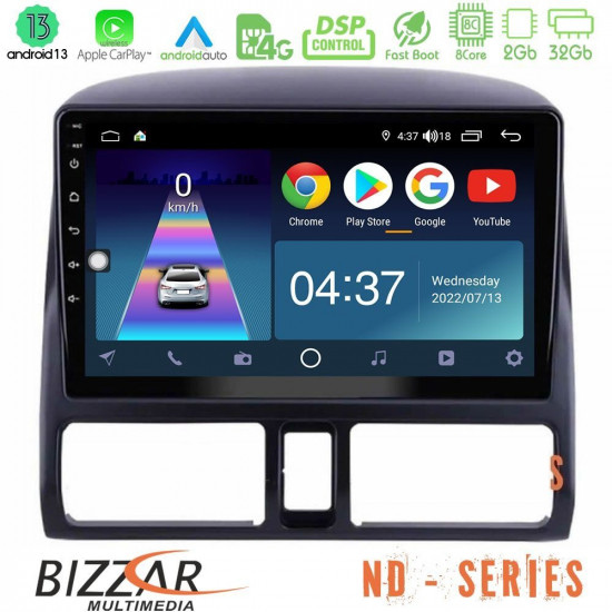 Bizzar ND Series 8Core Android13 2+32GB Honda CRV 2002-2006 Navigation Multimedia Tablet 9 Bizzar ND Series 8Core Android13 2+32GB Honda CRV 2002-2006 Navigation Multimedia Tablet 9