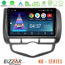Bizzar ND Series 8Core Android13 2+32GB Honda Jazz 2002-2008 (Auto A/C) Navigation Multimedia Tablet 9 Bizzar ND Series 8Core Android13 2+32GB Honda Jazz 2002-2008 (Auto A/C) Navigation Multimedia Tablet 9
