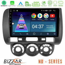 Bizzar ND Series 8Core Android13 2+32GB Honda Jazz 2002-2008 (Manual A/C) Navigation Multimedia Tablet 9 Bizzar ND Series 8Core Android13 2+32GB Honda Jazz 2002-2008 (Manual A/C) Navigation Multimedia Tablet 9