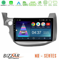 Bizzar ND Series 8Core Android13 2+32GB Honda Jazz 2009-2013 Navigation Multimedia Tablet 10 Bizzar ND Series 8Core Android13 2+32GB Honda Jazz 2009-2013 Navigation Multimedia Tablet 10