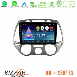 Bizzar ND Series 8Core Android13 2+32GB Hyundai i20 2009-2012 Manual A/C Navigation Multimedia Tablet 9 Bizzar ND Series 8Core Android13 2+32GB Hyundai i20 2009-2012 Manual A/C Navigation Multimedia Tablet 9