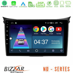 Bizzar ND Series 8Core Android13 2+32GB Hyundai i30 2012-2017 Navigation Multimedia Tablet 9 Bizzar ND Series 8Core Android13 2+32GB Hyundai i30 2012-2017 Navigation Multimedia Tablet 9