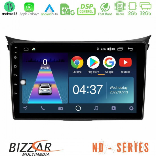 Bizzar ND Series 8Core Android13 2+32GB Hyundai i30 2012-2017 Navigation Multimedia Tablet 9 Bizzar ND Series 8Core Android13 2+32GB Hyundai i30 2012-2017 Navigation Multimedia Tablet 9