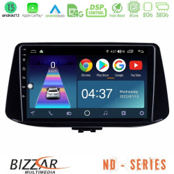 Bizzar ND Series 8Core Android13 2+32GB Hyundai i30 Navigation Multimedia Tablet 9 Bizzar ND Series 8Core Android13 2+32GB Hyundai i30 Navigation Multimedia Tablet 9