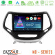 Bizzar ND Series 8Core Android13 2+32GB Jeep Cherokee 2014-2019 Navigation Multimedia Tablet 9 (Ασημί Χρώμα)