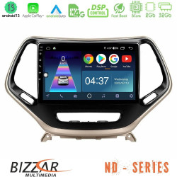 Bizzar ND Series 8Core Android13 2+32GB Jeep Cherokee 2014-2019 Navigation Multimedia Tablet 9 Bizzar ND Series 8Core Android13 2+32GB Jeep Cherokee 2014-2019 Navigation Multimedia Tablet 9