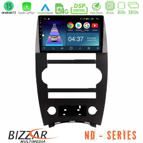 Bizzar ND Series 8Core Android13 2+32GB Jeep Commander 2007-2008 Navigation Multimedia Tablet 9 Bizzar ND Series 8Core Android13 2+32GB Jeep Commander 2007-2008 Navigation Multimedia Tablet 9