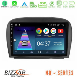 Bizzar ND Series 8Core Android13 2+32GB Mercedes SL Class 2005-2011 Navigation Multimedia Tablet 9 Bizzar ND Series 8Core Android13 2+32GB Mercedes SL Class 2005-2011 Navigation Multimedia Tablet 9