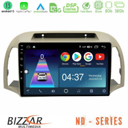 Bizzar ND Series 8Core Android13 2+32GB Nissan Micra K12 2002-2010 Navigation Multimedia Tablet 9 Bizzar ND Series 8Core Android13 2+32GB Nissan Micra K12 2002-2010 Navigation Multimedia Tablet 9