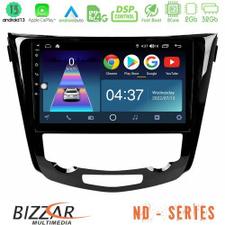Bizzar ND Series 8Core Android13 2+32GB Nissan Qashqai J11 (AUTO A/C) Navigation Multimedia Tablet 10 Bizzar ND Series 8Core Android13 2+32GB Nissan Qashqai J11 (AUTO A/C) Navigation Multimedia Tablet 10