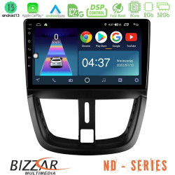 Bizzar ND Series 8Core Android13 2+32GB Peugeot 207 Navigation Multimedia Tablet 9 Bizzar ND Series 8Core Android13 2+32GB Peugeot 207 Navigation Multimedia Tablet 9