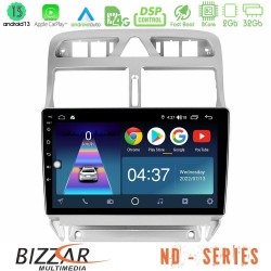 Bizzar ND Series 8Core Android13 2+32GB Peugeot 307 2002-2008 Navigation Multimedia Tablet 9 Bizzar ND Series 8Core Android13 2+32GB Peugeot 307 2002-2008 Navigation Multimedia Tablet 9