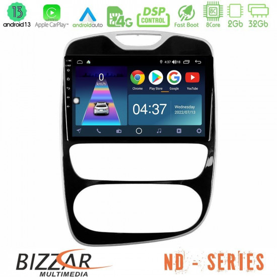 Bizzar ND Series 8Core Android13 2+32GB Renault Clio 2016-2019 Navigation Multimedia Tablet 10 Bizzar ND Series 8Core Android13 2+32GB Renault Clio 2016-2019 Navigation Multimedia Tablet 10
